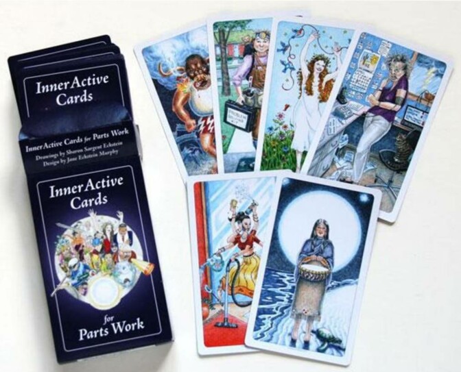 Inner Active Cards – Le jeu de carte qui aide à identifier les parts en nous de Sharon Sargent Eckstein & Backwoods Press